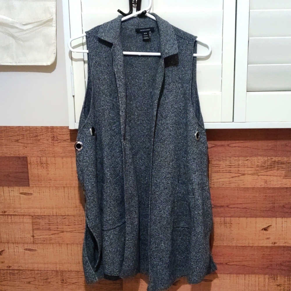 Alison Sheri Grey Knit Vest